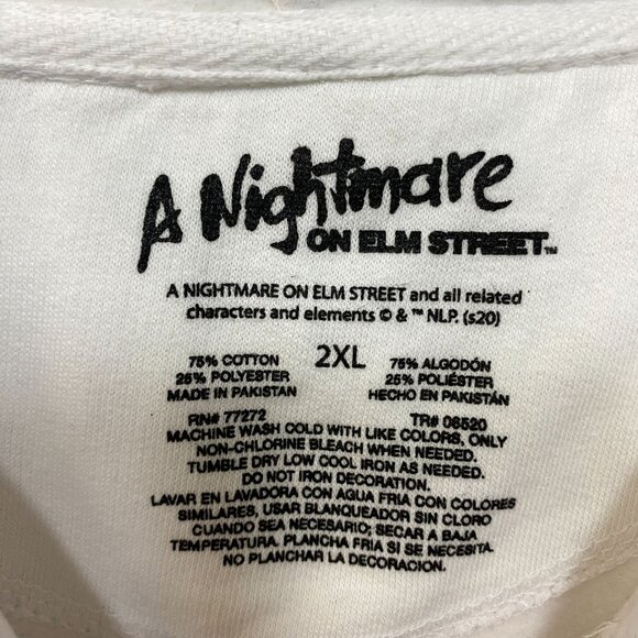 A Nightmare On Elm Street Freddy Krueger Book Cover Horror Hoodie 2XL - Picture 4 of 5